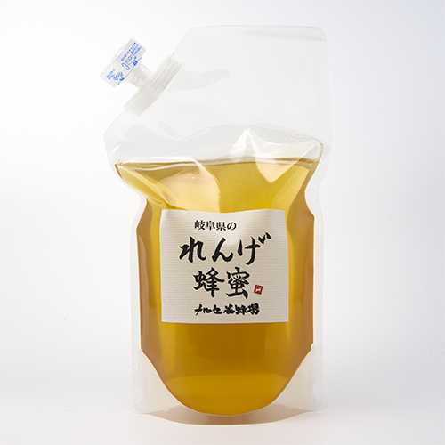 岐阜県産れんげ蜂蜜800g　国産レンゲのハチミツです。